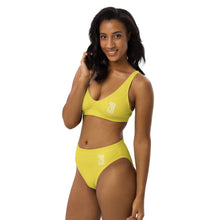 Load image into Gallery viewer, High-waisted bikini set (Yellow)
