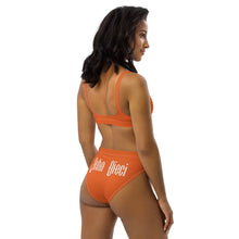 Load image into Gallery viewer, High-waisted bikini set (Orange)