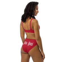 Load image into Gallery viewer, High-waisted bikini set (Red)