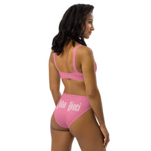 Load image into Gallery viewer, High-waisted bikini set (Tickle Me Pink)