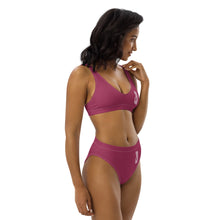 Load image into Gallery viewer, High-waisted bikini set (Lipstick)