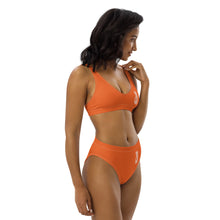 Load image into Gallery viewer, High-waisted bikini set (Orange)