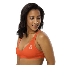 Load image into Gallery viewer, Padded bikini top (Outrageous Orange)
