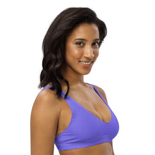 Load image into Gallery viewer, Padded bikini top (Medium Slate Blue)