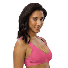 Load image into Gallery viewer, Padded bikini top (Brink Pink)