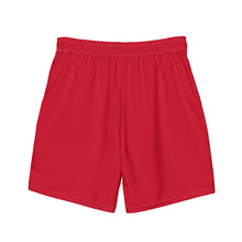 Load image into Gallery viewer, Men's swim trunks (Red w/White)