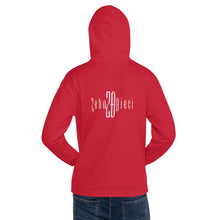 Load image into Gallery viewer, Unisex Hoodie (Red & White)