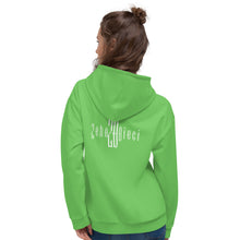 Load image into Gallery viewer, Unisex Hoodie (Lime Green & White)