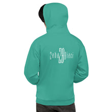 Load image into Gallery viewer, Unisex Hoodie (Niagara & White)