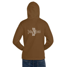 Load image into Gallery viewer, Unisex Hoodie (Brown & White)