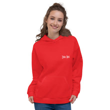 Load image into Gallery viewer, Unisex Hoodie (Alizarin & White)