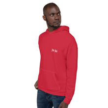 Load image into Gallery viewer, Unisex Hoodie (Red & White)