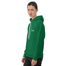 Load image into Gallery viewer, Unisex Hoodie (Jewel Green & White)