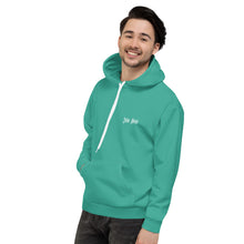 Load image into Gallery viewer, Unisex Hoodie (Niagara & White)