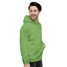 Load image into Gallery viewer, Unisex Hoodie (Green & White)