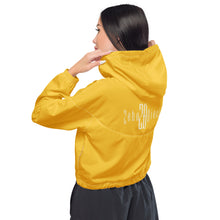 Load image into Gallery viewer, Women’s Cropped Windbreaker (Gold)