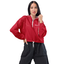 Load image into Gallery viewer, Women’s Cropped Windbreaker (Red)