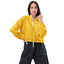Load image into Gallery viewer, Women’s Cropped Windbreaker (Gold)