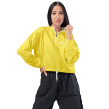 Load image into Gallery viewer, Women’s Cropped Windbreaker (Daisy Yellow)