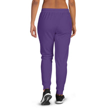 Load image into Gallery viewer, Women's Joggers (Purple & White)