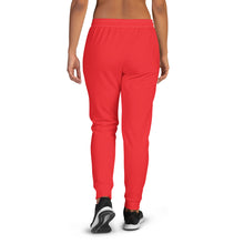 Load image into Gallery viewer, Women's Joggers (Alizarin & White)