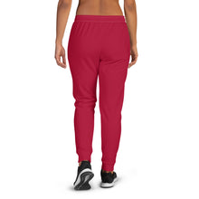 Load image into Gallery viewer, Women's Joggers (Carmine & White)