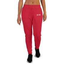 Load image into Gallery viewer, Women's Joggers (Red & White)