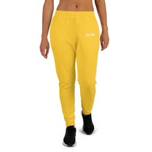 Load image into Gallery viewer, Women's Joggers (Gold & White)