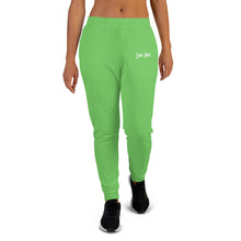 Load image into Gallery viewer, Women's Joggers (Lime Green & White)