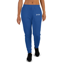 Load image into Gallery viewer, Women's Joggers (Dark Cerulean & White)