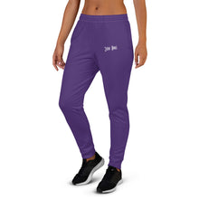 Load image into Gallery viewer, Women's Joggers (Purple & White)