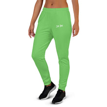 Load image into Gallery viewer, Women's Joggers (Lime Green & White)
