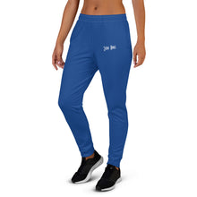 Load image into Gallery viewer, Women's Joggers (Dark Cerulean & White)