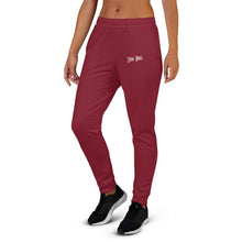 Load image into Gallery viewer, Women's Joggers (Burgundy & White)