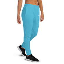 Load image into Gallery viewer, Women's Joggers (Summer Sky & White)