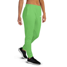 Load image into Gallery viewer, Women's Joggers (Lime Green & White)