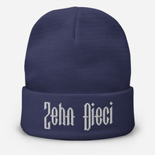 Load image into Gallery viewer, Zehn Dieci Embroidered Beanie (White logo)