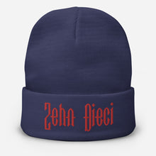 Load image into Gallery viewer, Zehn Dieci Embroidered Beanie (Red logo)