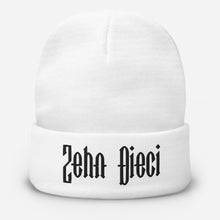 Load image into Gallery viewer, Zehn Dieci Embroidered Beanie (Black logo)