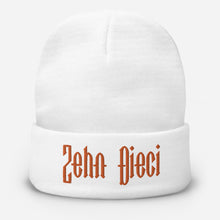 Load image into Gallery viewer, Zehn Dieci Embroidered Beanie (Orange logo)
