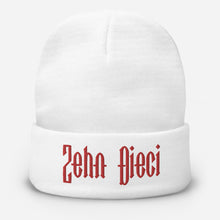 Load image into Gallery viewer, Zehn Dieci Embroidered Beanie (Red logo)