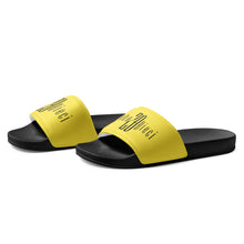 Load image into Gallery viewer, Men’s slides (Black & Yellow)