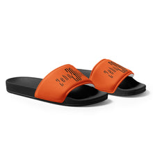 Load image into Gallery viewer, Men’s slides (Black & Orange)