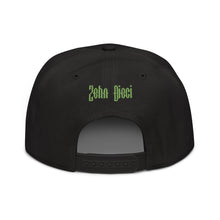 Load image into Gallery viewer, Snapback Hat (Black & Green)