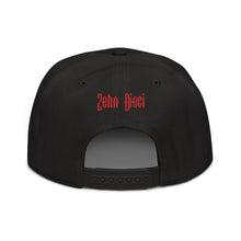 Load image into Gallery viewer, Snapback Hat (Black & Red)