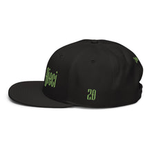 Load image into Gallery viewer, Snapback Hat (Black & Green)