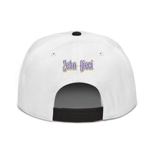Load image into Gallery viewer, "Monarch" Snapback Hat (White & Black)