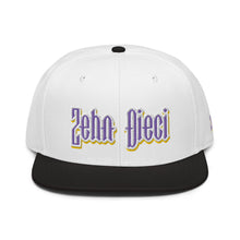 Load image into Gallery viewer, "Monarch" Snapback Hat (White & Black)