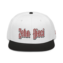 Load image into Gallery viewer, "Feuer" Snapback Hat (White & Black)