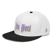 Load image into Gallery viewer, "Monarch" Snapback Hat (White & Black)